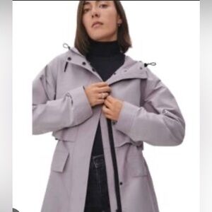 Everlane Anorak Rain Jacket Dusty Lavender
